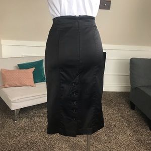 BEBE Satin high waisted pencil skirt size 6
